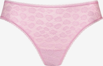 Slip 'Savage Lace' Mey en rose : devant