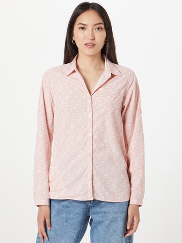 CRAGHOPPERS Athletic button up shirt in Pink: front