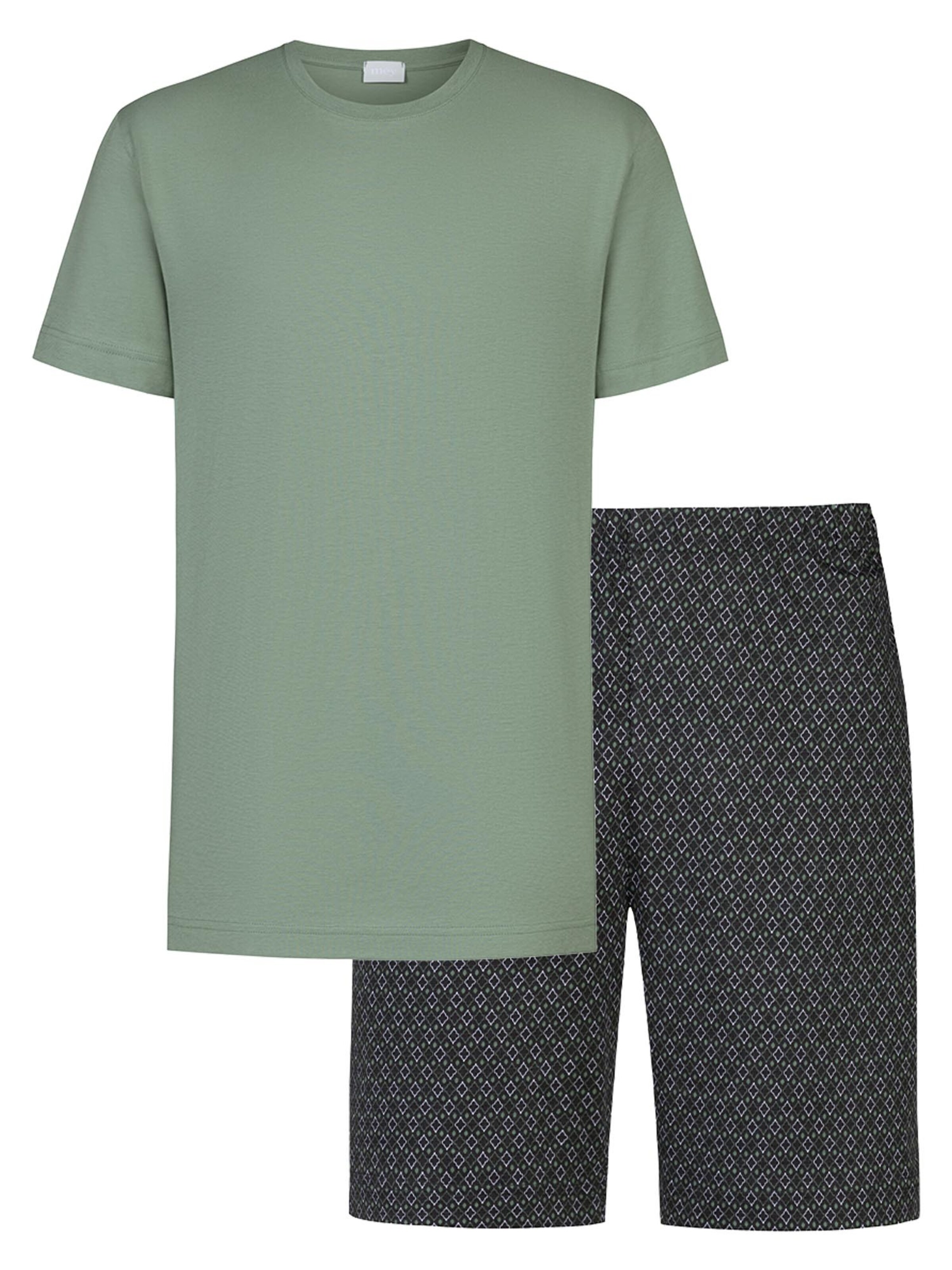 Mey Short Pajamas 'Midnight Classic' in Green, Item view
