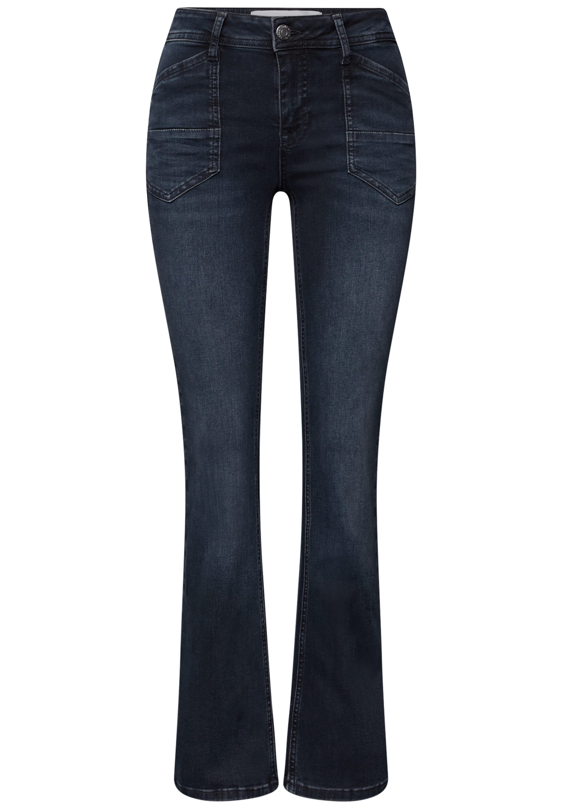 Street One Studio Slim fit Jeans in Blue: front