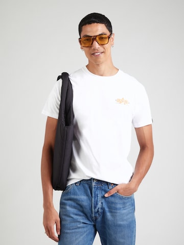 ALPHA INDUSTRIES - Camiseta en blanco