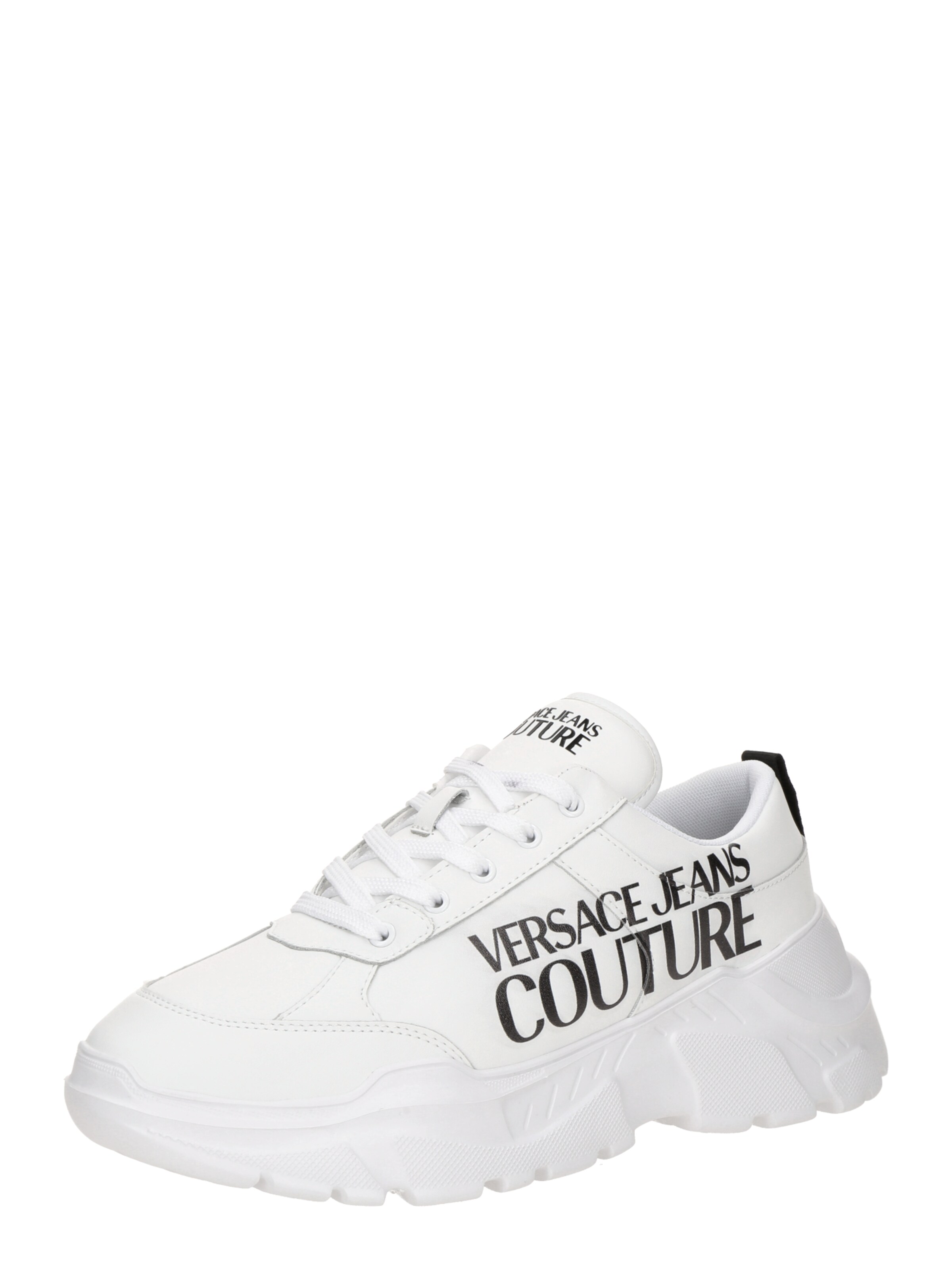 Sneaker low 'SPEEDTRACK' de la Versace Jeans Couture pe alb: față