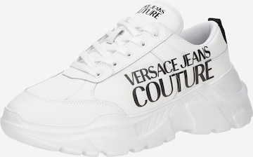 Versace Jeans CoutureNiske tenisice 'SPEEDTRACK' - bijela boja: prednji dio