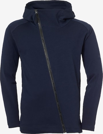 UHLSPORT Funktionsfleecejacke in Blau: Vorderseite