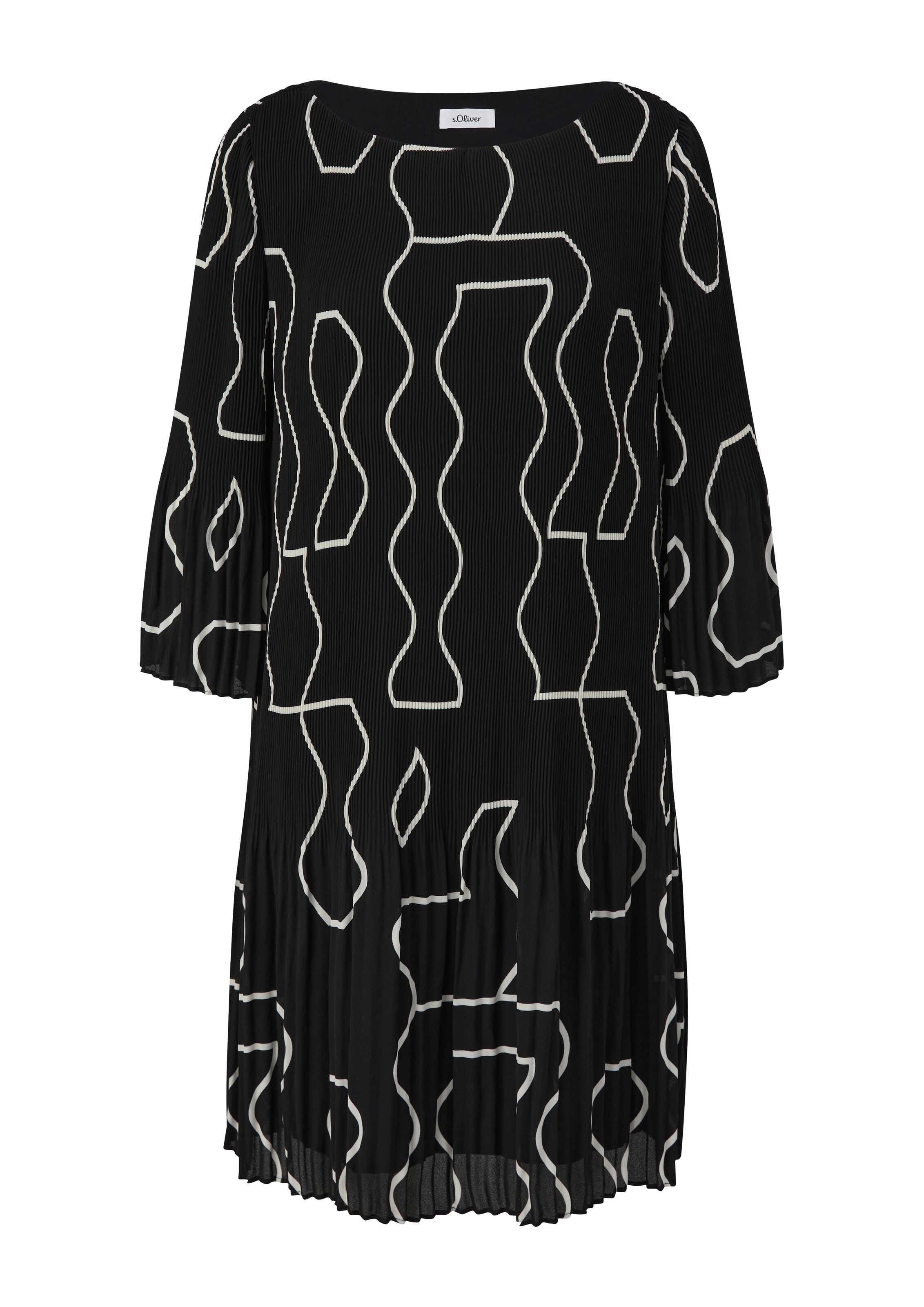 s.Oliver BLACK LABEL Dress in Black: front