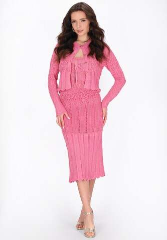 faina Skirt 'Festive' in Pink