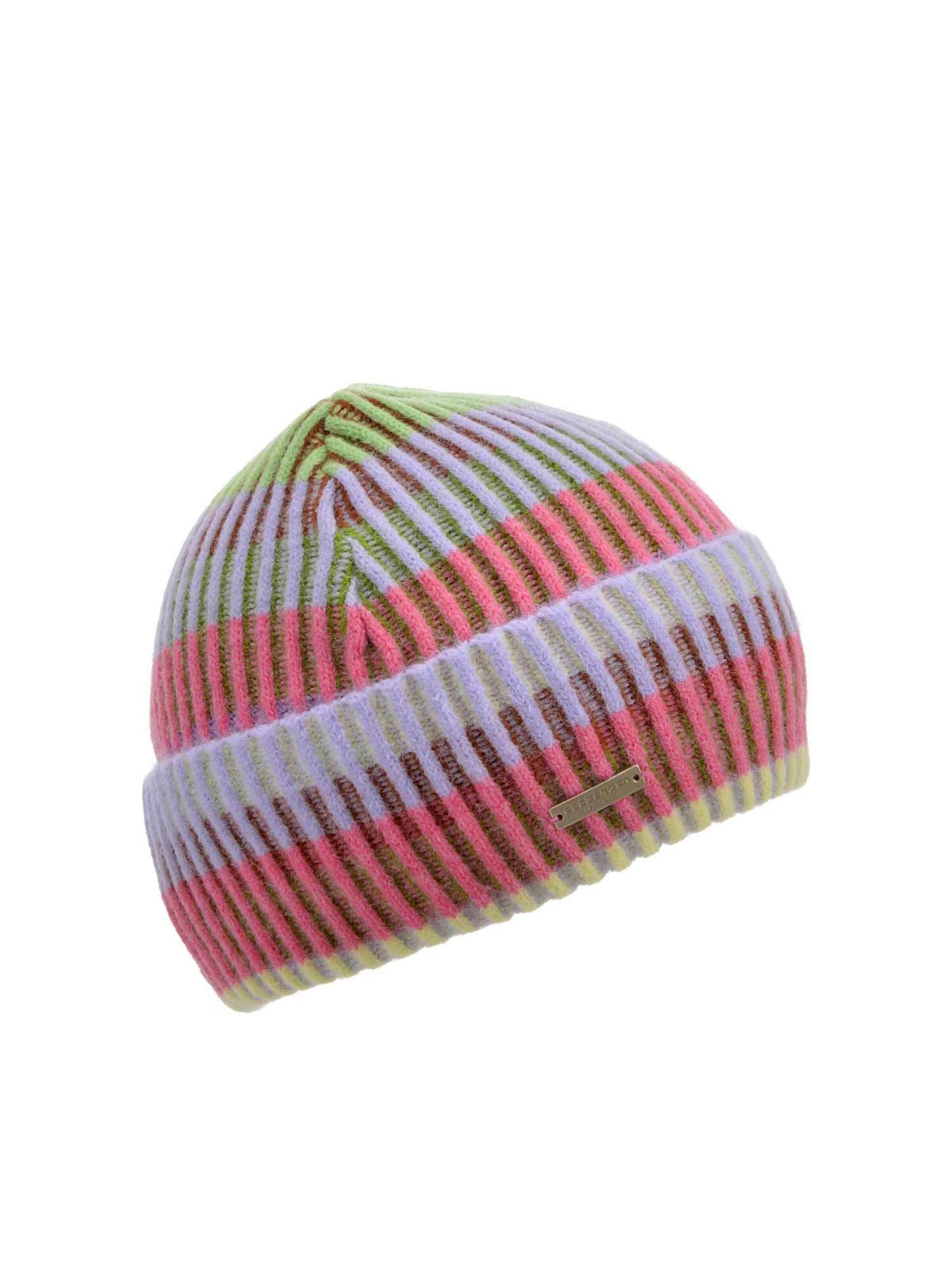 Seeberger Beanie 'Mütze' in Purple: front