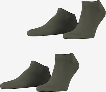 ESPRIT Füßlinge 'Basic Uni 2-Pack' in Grün: Vorderseite