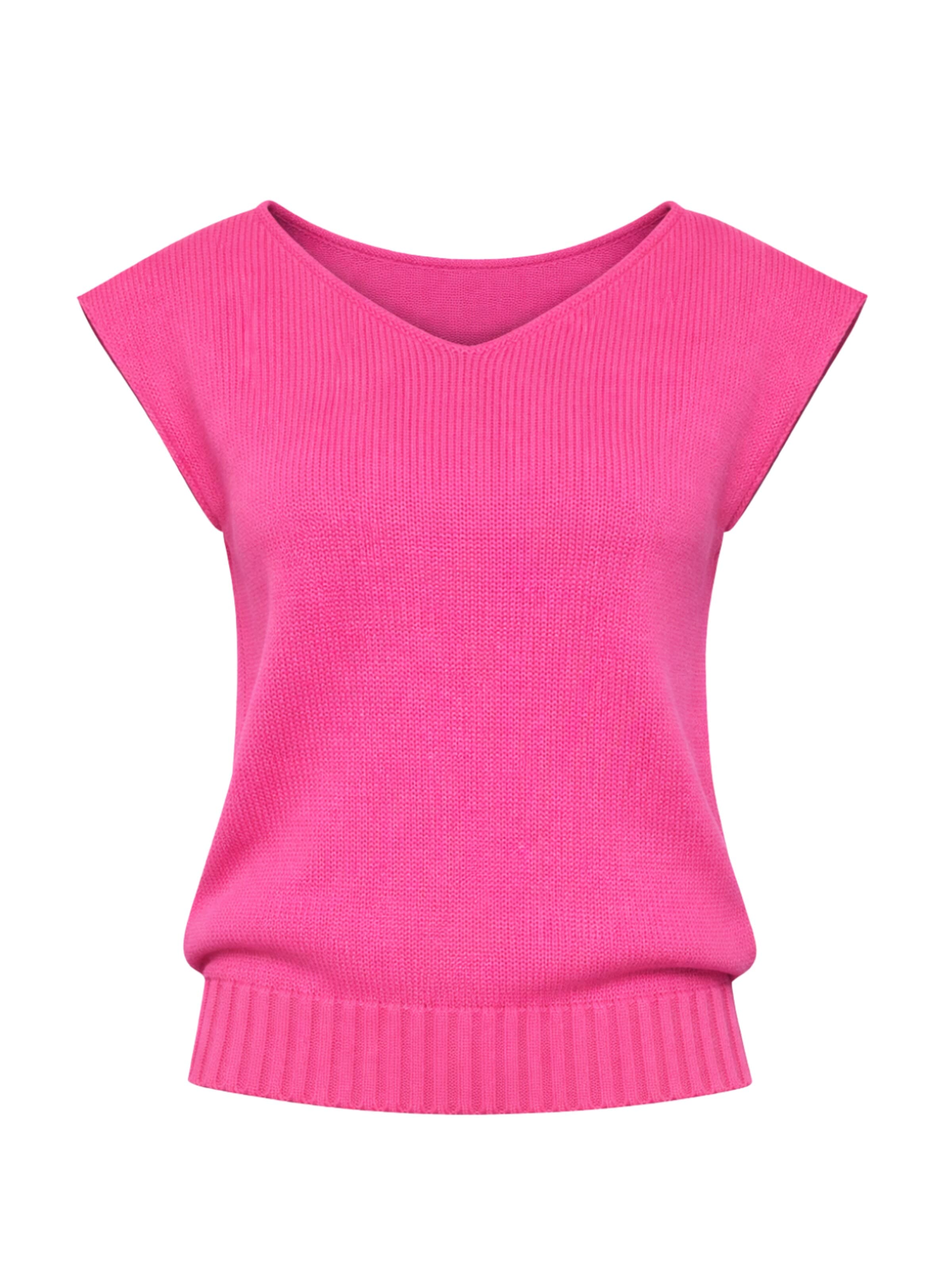 Süel knitwear Knitted top 'Carlos' in Pink: front