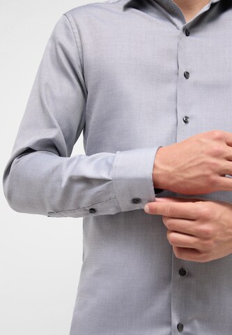 ETERNA Slim fit Zakelijk overhemd in Grijs