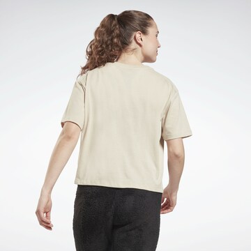 T-shirt fonctionnel Reebok en beige