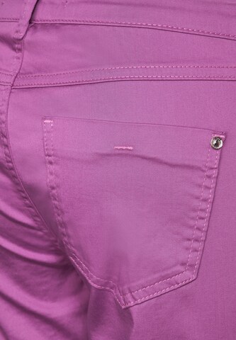 STREET ONE Slim fit Pants in Purple