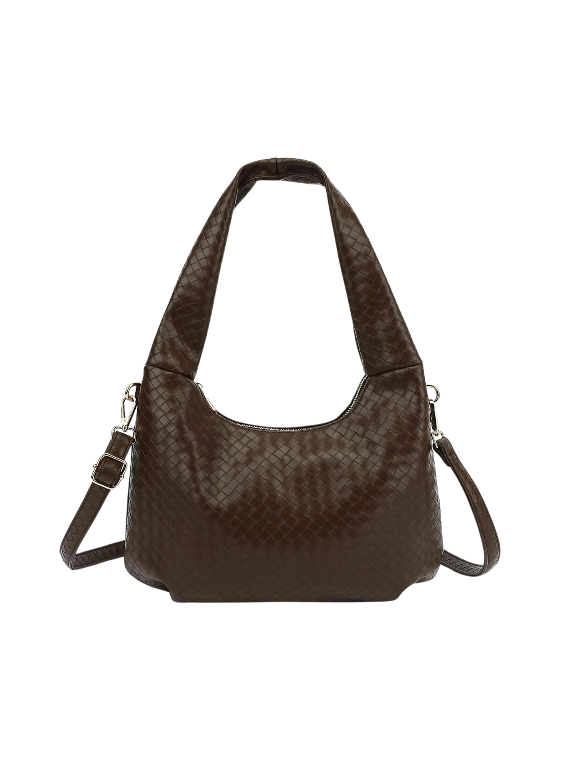 Noella - Shopper ' Peony ' en marrón: frente