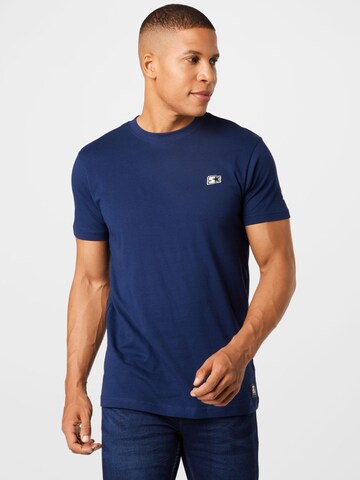 T-Shirt 'Essential' Starter Black Label en bleu : devant