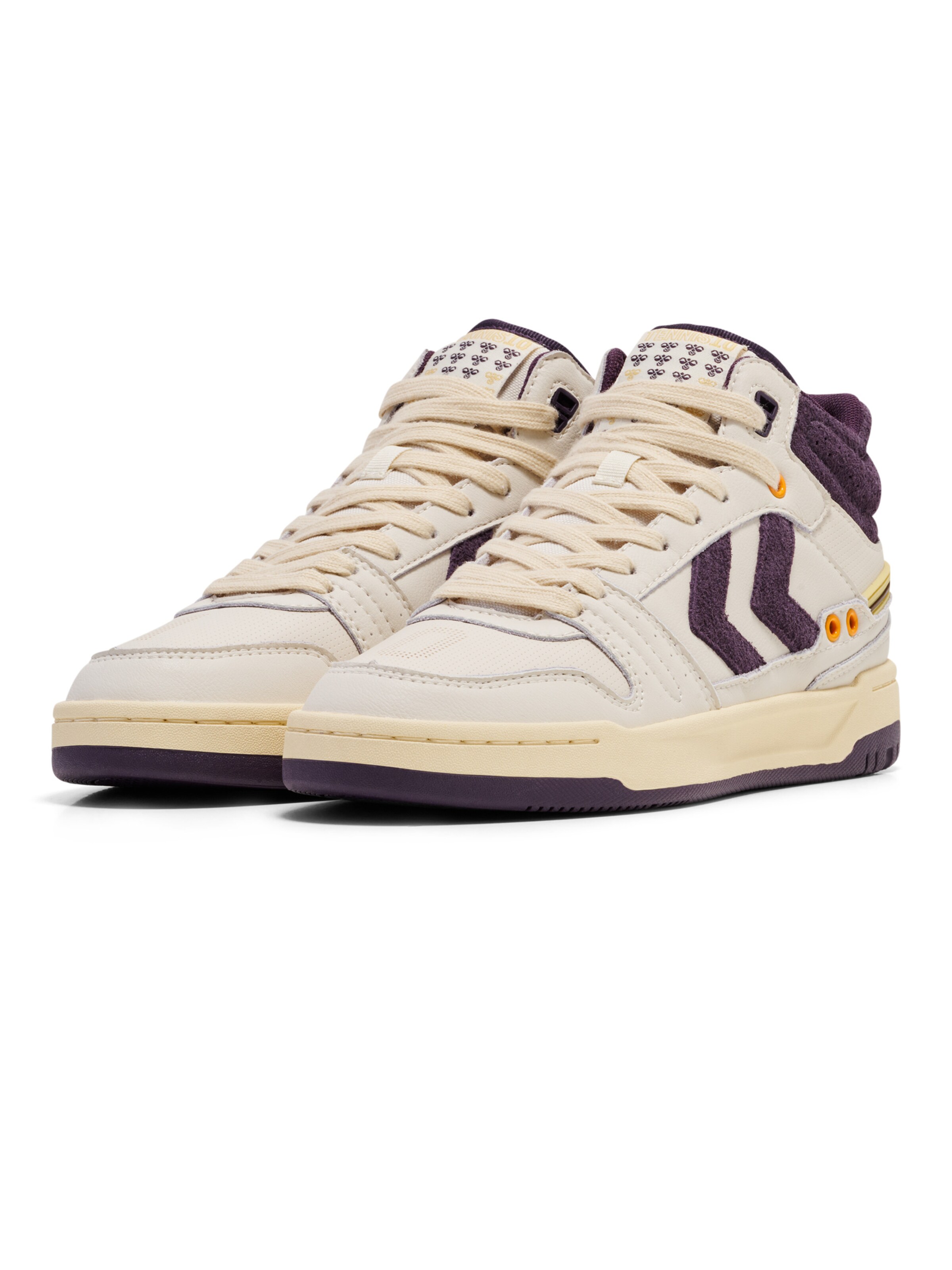 Hummel Sneakers hoog in Wit