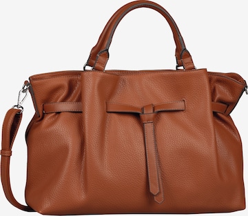 TOM TAILOR Handbag 'Naida' in Brown: front