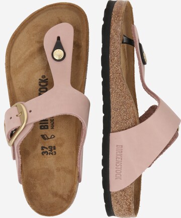 BIRKENSTOCK Žabky 'Gizeh Lenb' – pink