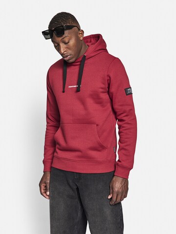 Redefined Rebel - Sudadera 'Alfred' en rojo: frente