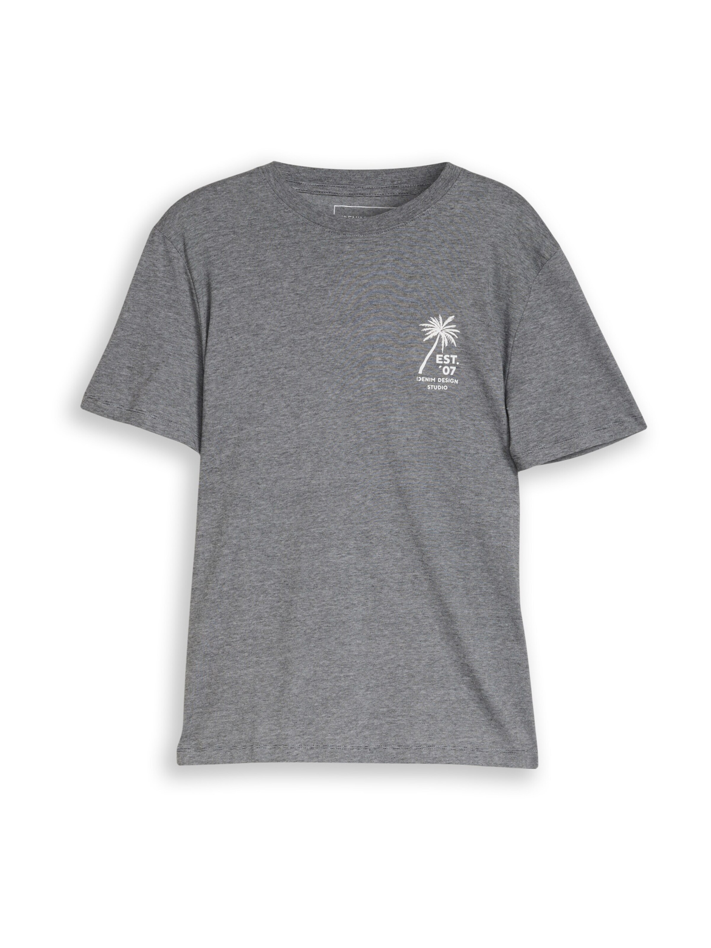 TOM TAILOR DENIM Shirt in Zwart: voorkant