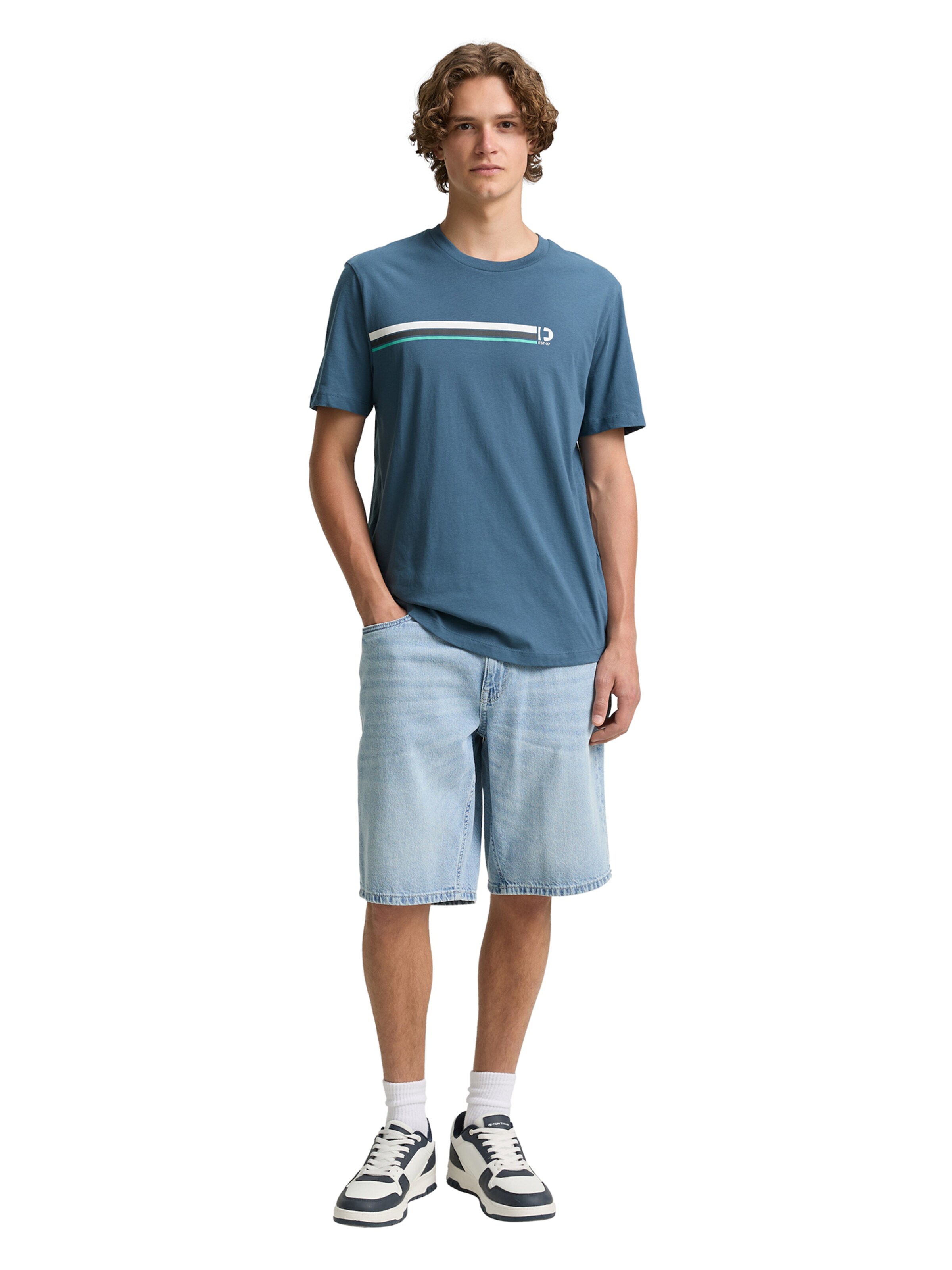 TOM TAILOR DENIM Футболка в Синий