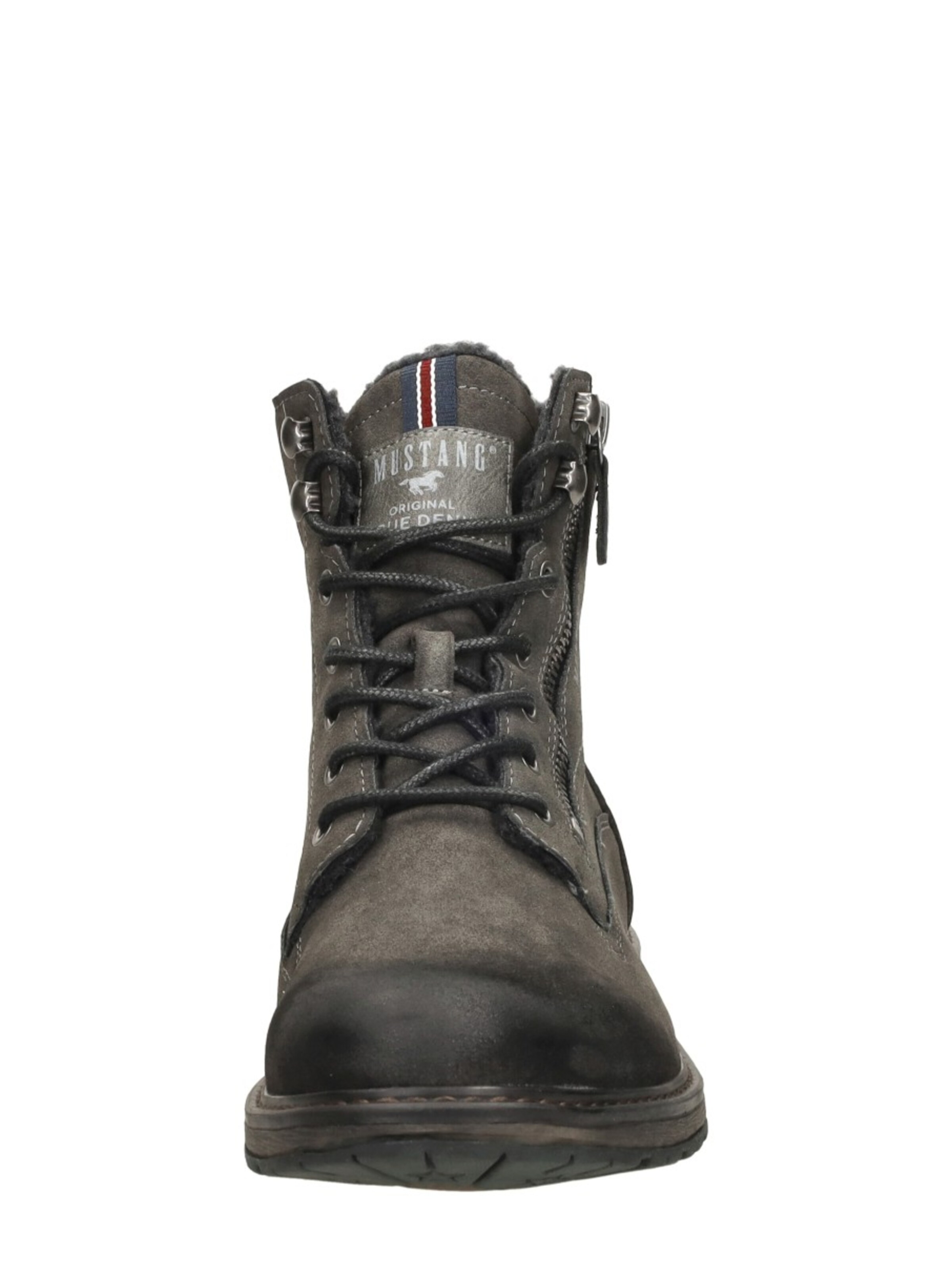 Bottes à lacets 'Veterschoenen Hoog' MUSTANG en gris