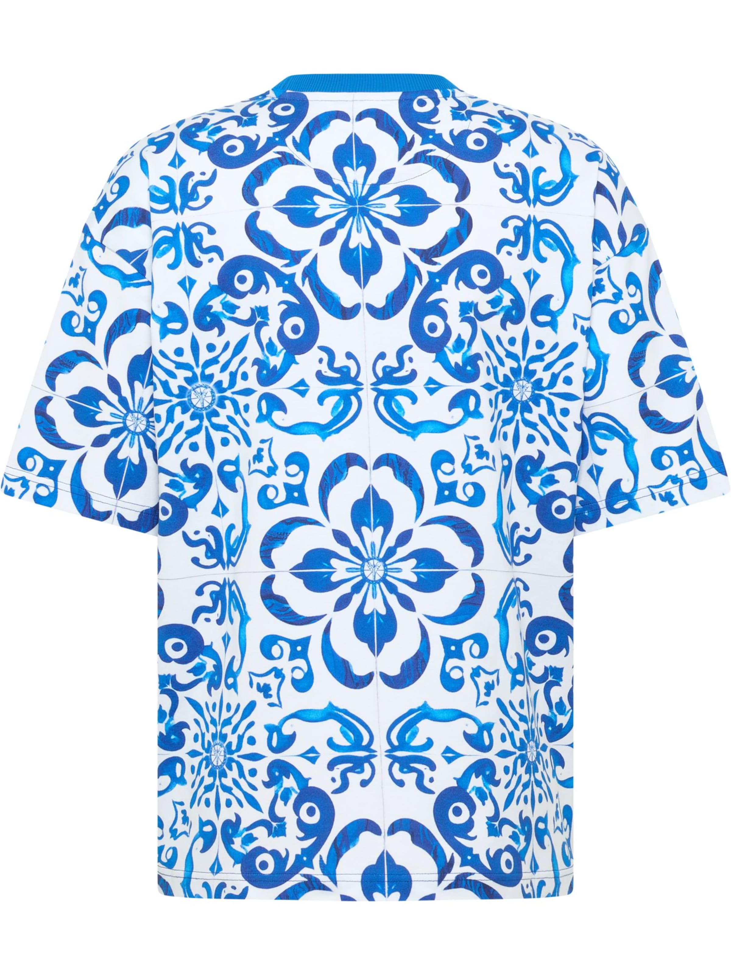 T-Shirt 'Fedi' Carlo Colucci en bleu