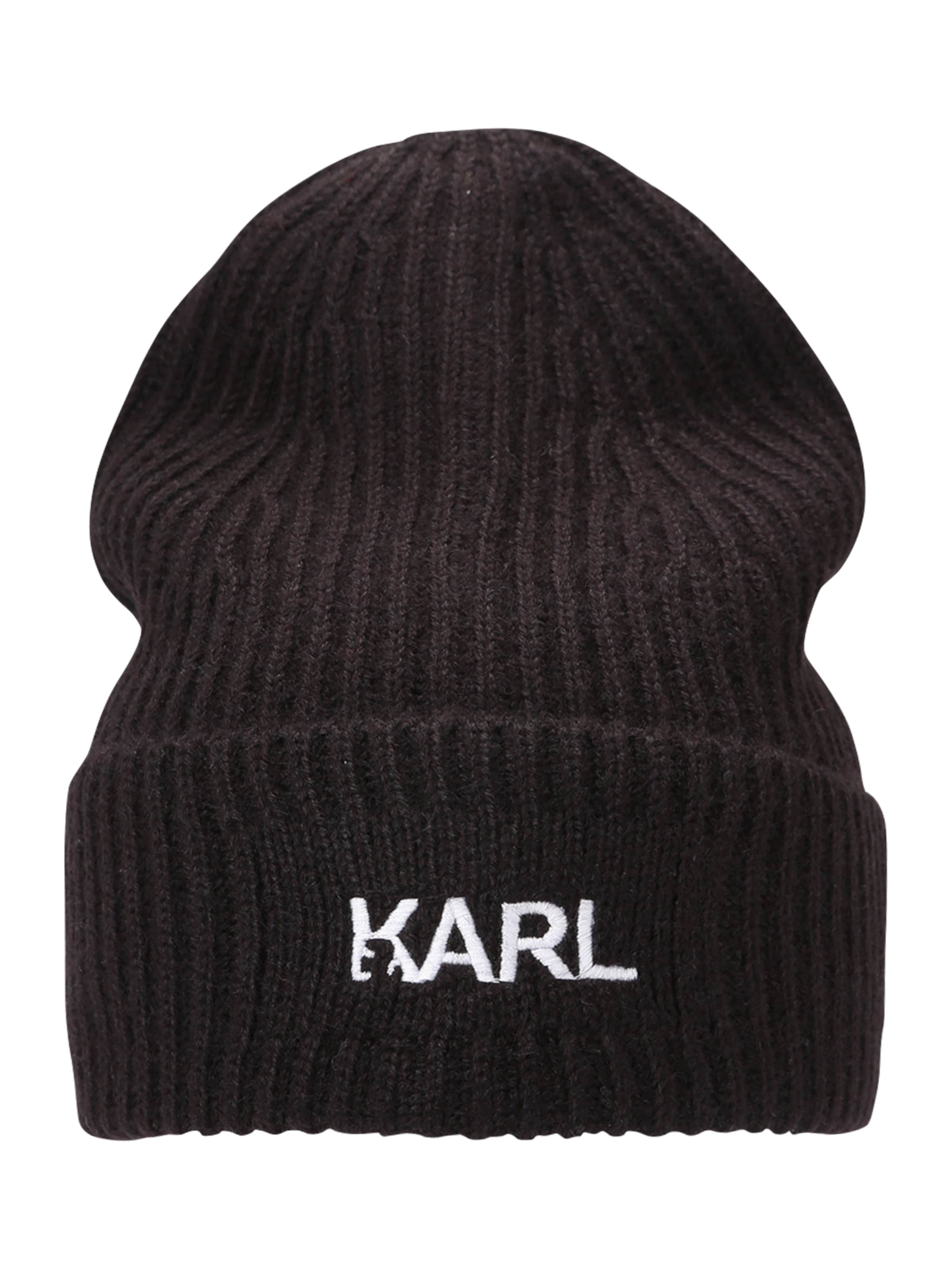 Berretto di Karl Lagerfeld in nero: frontale