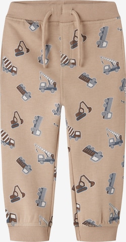 Tapered Pantaloni 'VIMO' di NAME IT in beige: frontale