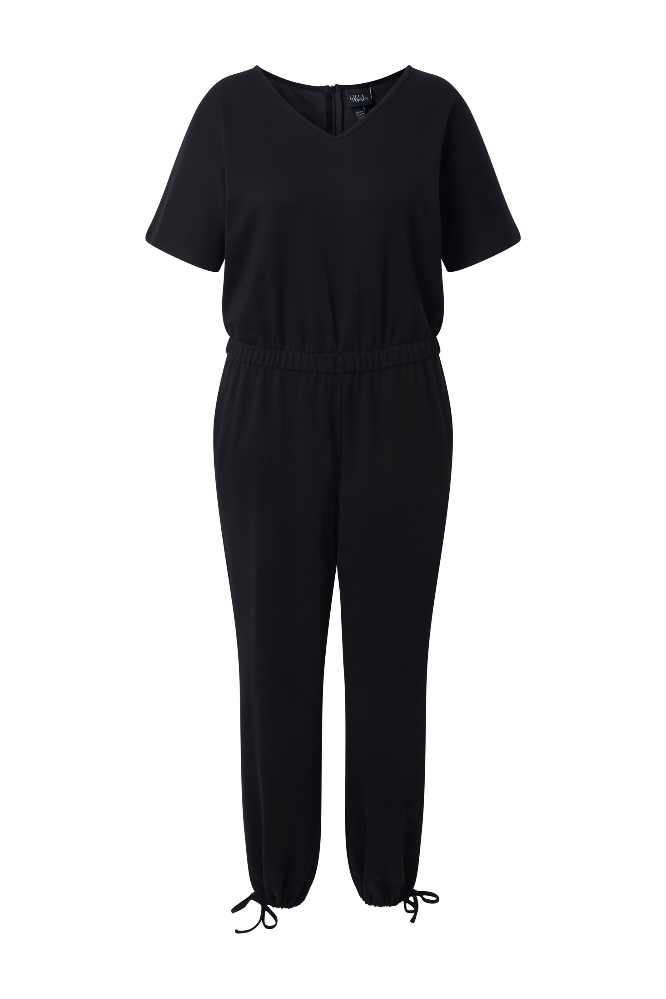 Ulla Popken Jumpsuit in Black: front