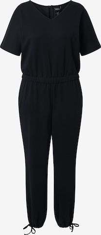Ulla Popken Jumpsuit in Schwarz: Vorderseite