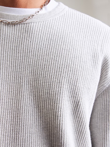 LEVI'S ® - Pullover 'Long Sleeve Relaxed Thermal Tee' em cinzento