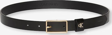 Ceinture Calvin Klein en noir : devant