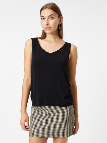 ZABAIONE Knitted top 'Dea' in Black: front