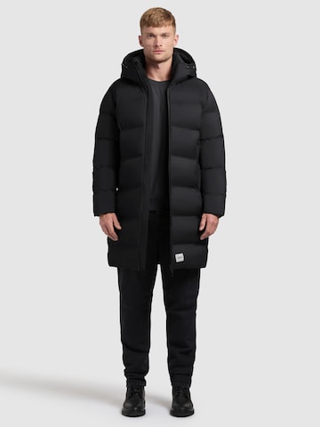 Manteau d’hiver 'Caius 2' khujo en noir