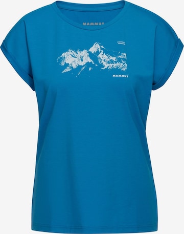 MAMMUT Funktionsshirt in Blau: Vorderseite