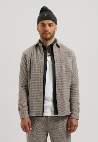 Dstrezzed Regular fit Button Up Shirt 'Mateja' in Brown: front