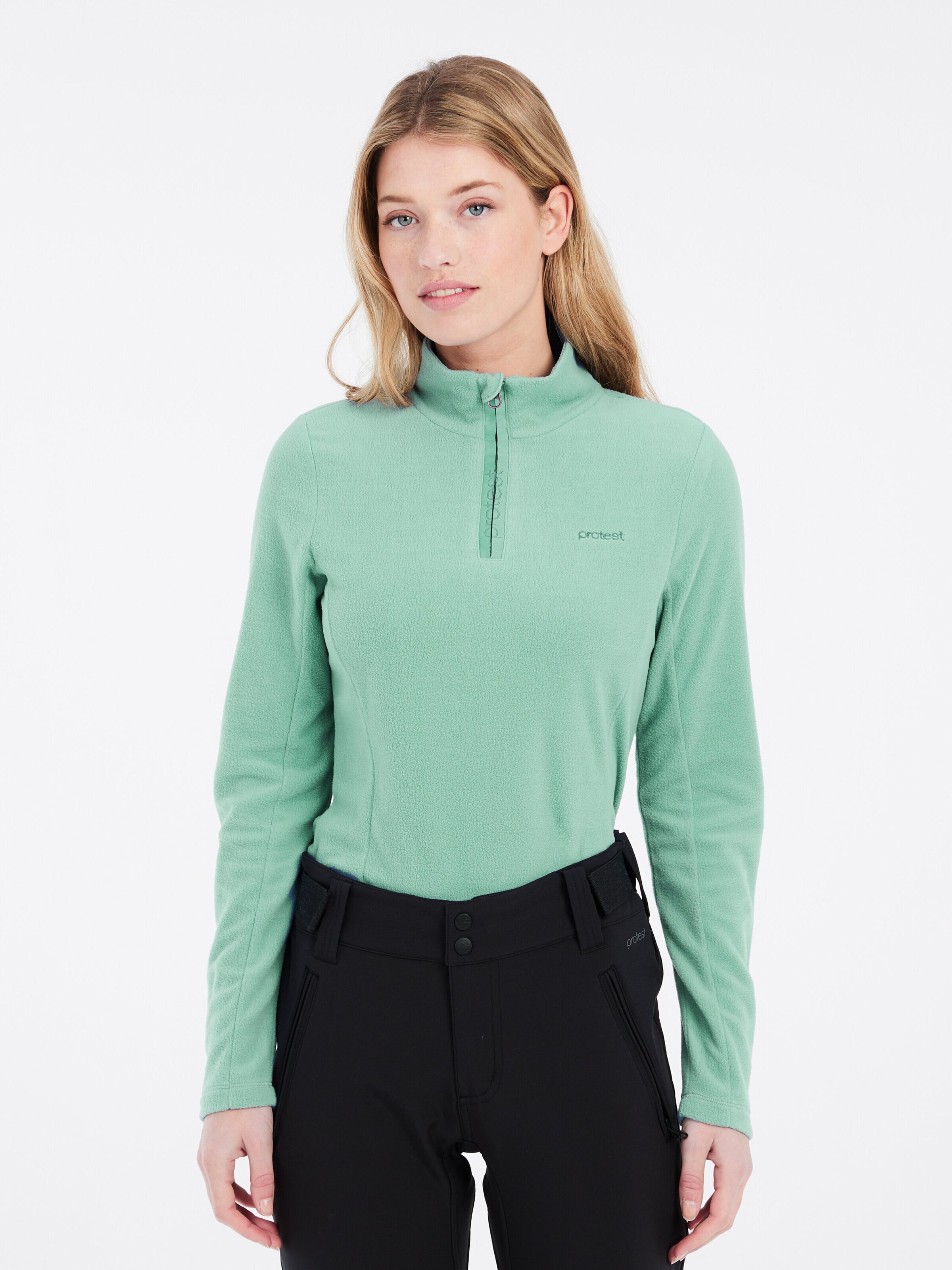 Sweat de sport 'MUTEZ' PROTEST en vert : devant