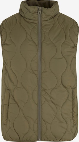 Gilet di Urban Classics in verde: frontale