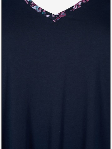 Zizzi - Camiseta de noche 'Dana' en azul