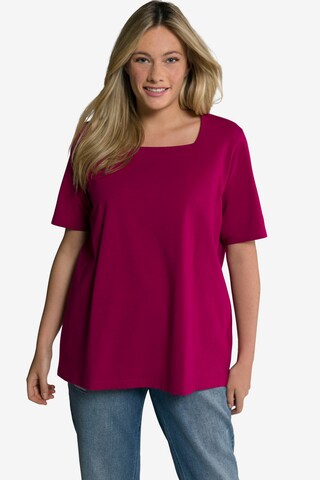 Ulla Popken Shirt in Rood: voorkant