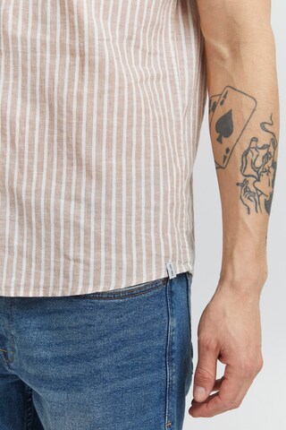 INDICODE JEANS Regular fit Overhemd 'Hank' in Beige