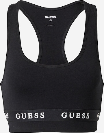 GUESS Push-up Αθλητικό σουτιέν 'Aline' σε μαύρο: μπροστά