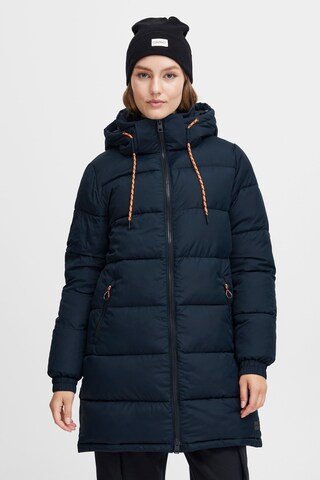 Oxmo Winterjas in Blauw: voorkant