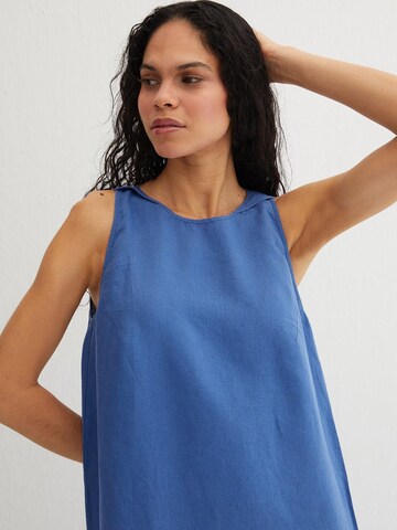 SILK & CASHMERE Dress in Blue