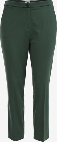 Pantalon à plis WE Fashion en vert : devant