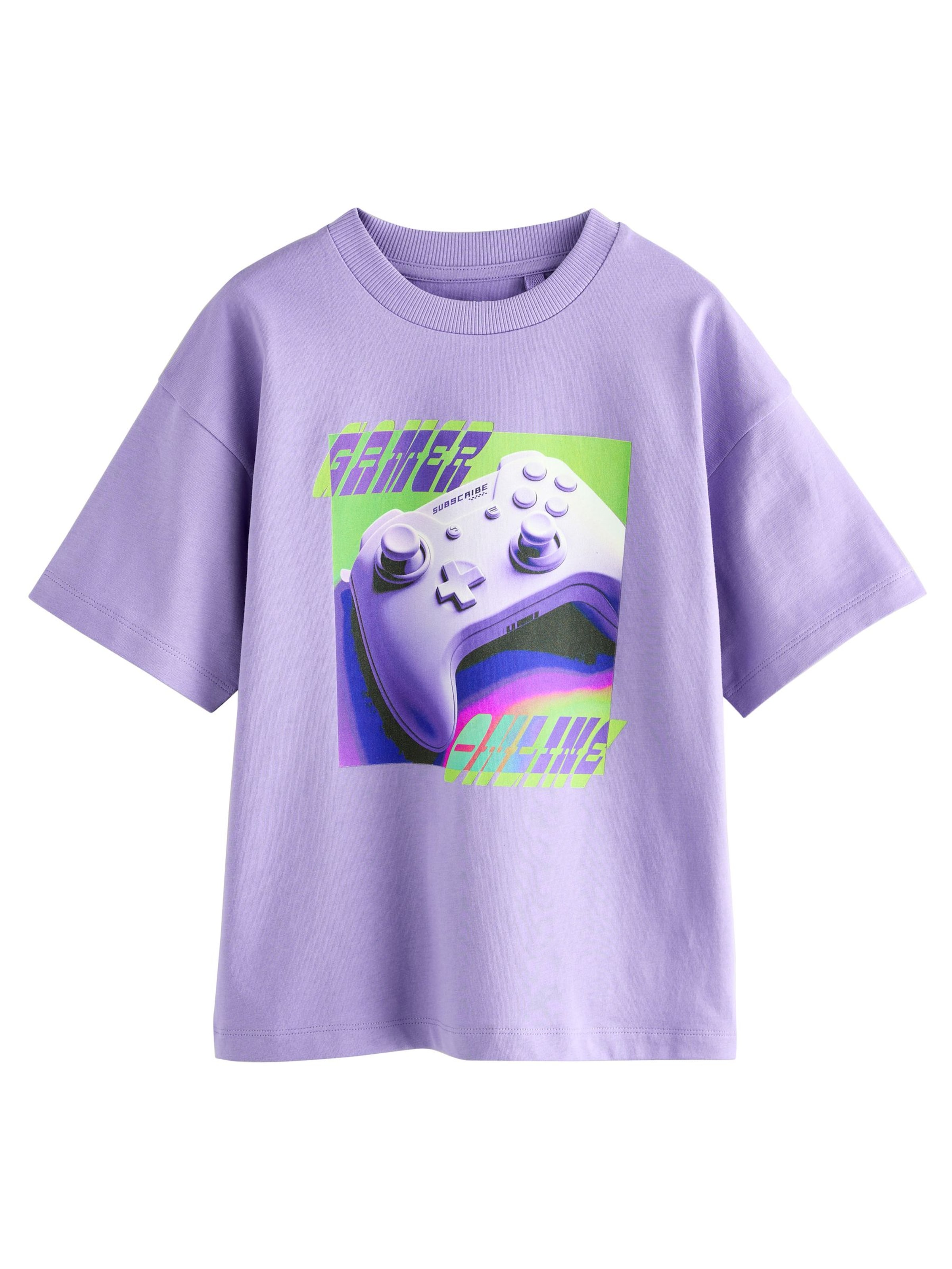 Next Shirt in Purple: front