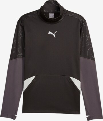 T-Shirt fonctionnel PUMA en noir : devant