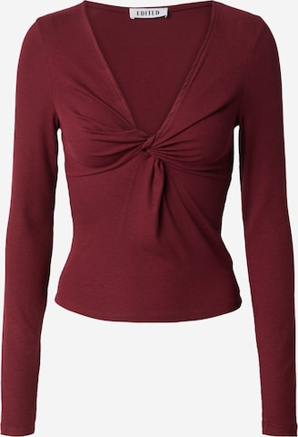 T-shirt 'Vibeke' EDITED en rouge : devant