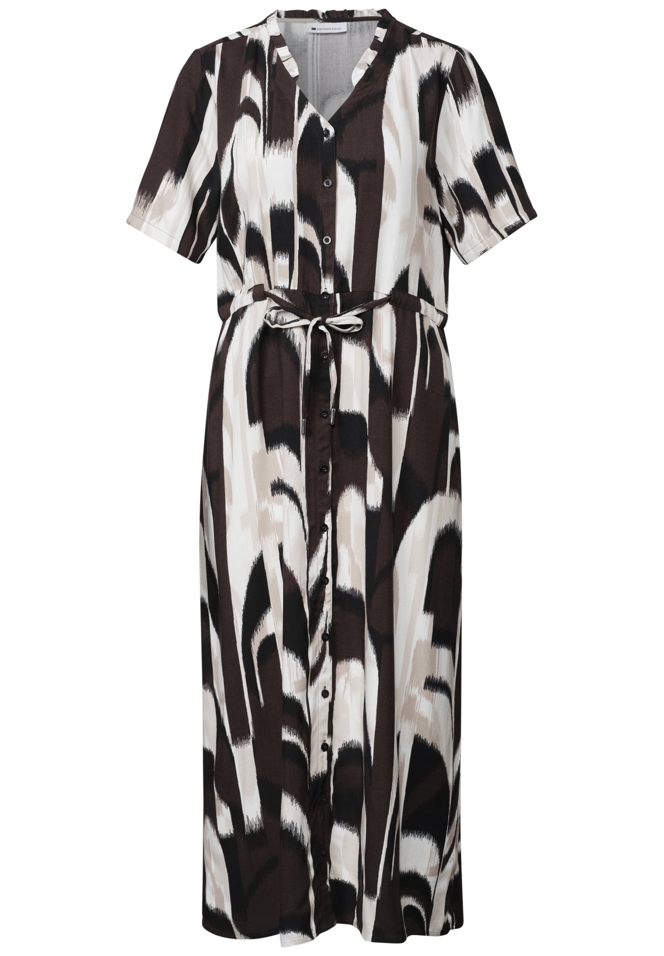 STREET ONE Dress in Brown: front