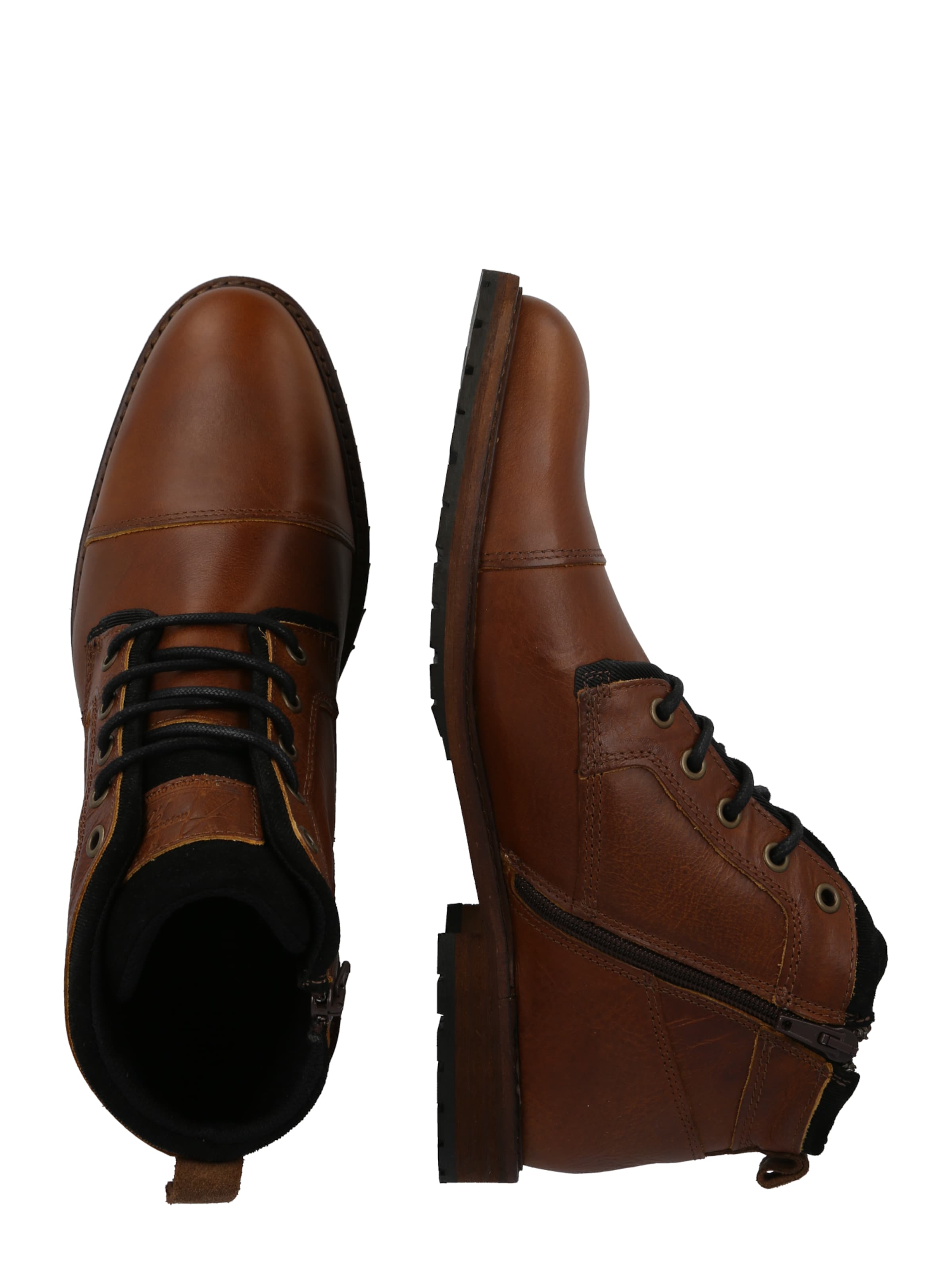 Bottines à lacets BULLBOXER en marron